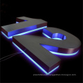 Factory Custom 3d Led Channel Letter Signs Wall Mounted Backlit Stainless Steel Lighted House Numbers